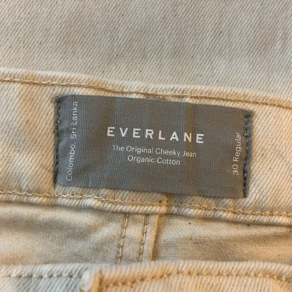 Everlane Womens The Original Cheeky Jean Ecru Ivory 30 Crop - Image 6