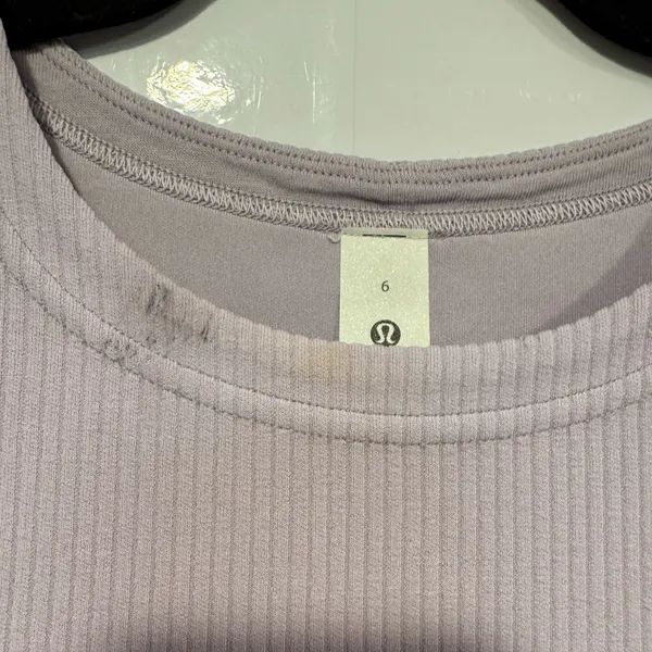 Lululemon Ribbed Purple Softstreme slim fit‎ tank top dress NWT - Image 2