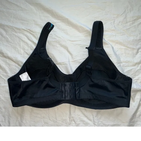 Sonic Underwire Sports Bra 36D Blue/Black - Image 2