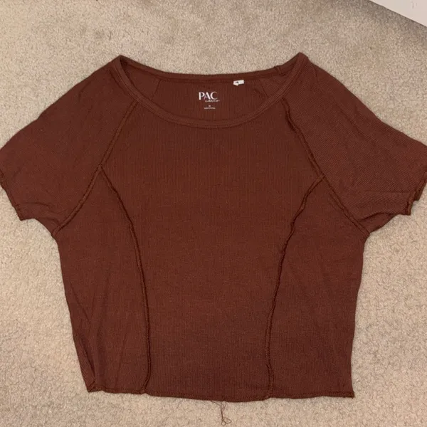 PacSun brown cropped top - Image 3