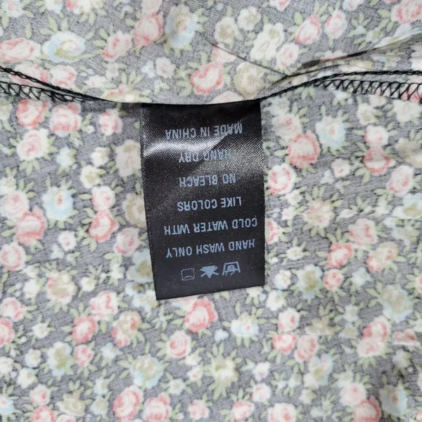 Dress Forum Smocked Floral Maxi‎ Dress Off Shoulder Ruffle Short Sleeve S NWT - Image 11