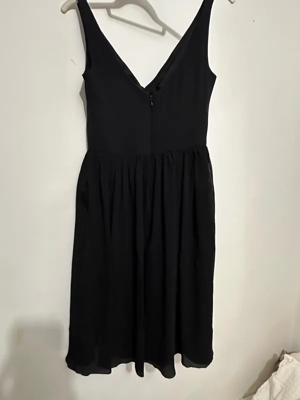 Black Silk Fit & Flare Dress J.crew (2) - Image 7
