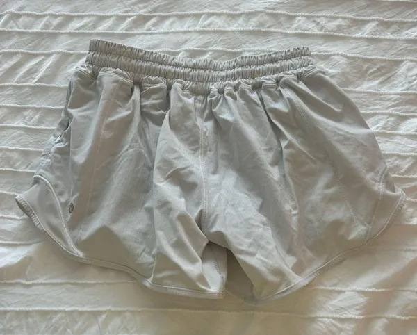 White Hotty Lululemon Hot Shorts - Image 5