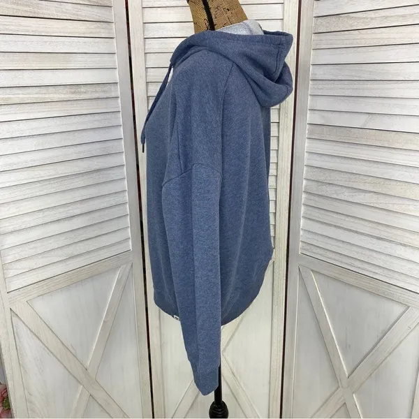 LIV Outdoor Kendall Crossover Back Pullover Hoodie‎ Sweatshirt Blue Large - Image 5