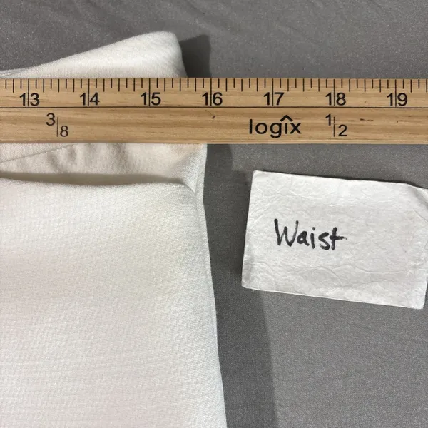 Worthington Dress Pants Size 6 Slim Fit White Ankle Ponte Trousers Office Career - Image 9