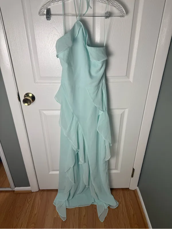 Amanda Uprichard Alessandra Maxi Dress in Celadon M - Image 2