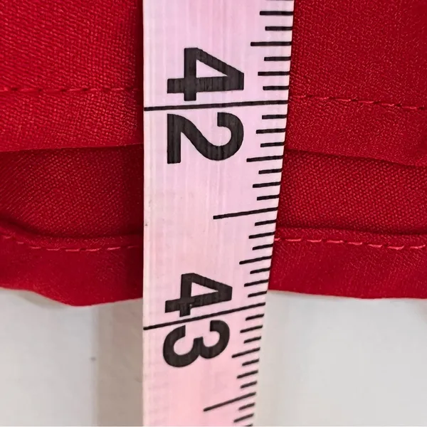 NWT‎ Elia - Cher Knee Length Dress Cross Back Red Size 8-10 Zip Up Back - Image 8