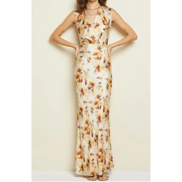 BEC & BRIDGE Sunset Floral Maxi Dress - 6(US) - Image 2
