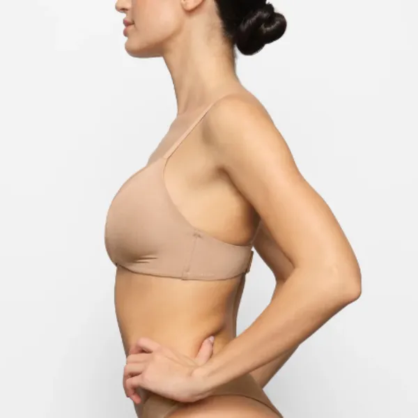 NWT SKIMS Wireless Form T-Shirt‎ Demi Bra BR-WRL-1889 Clay Size 36H - Image 2
