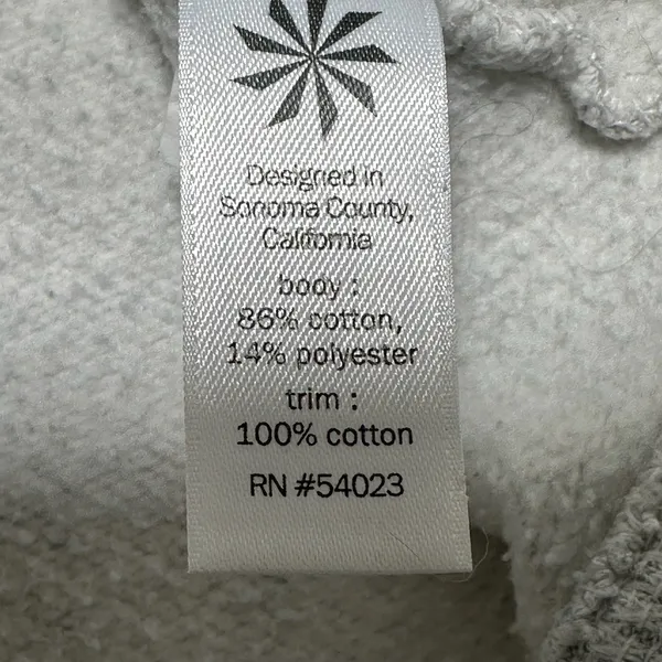 Athleta Womens Gray Cowl Neck Pullover Sweatshirt‎ Thumbholes Size S 8537 - Image 3