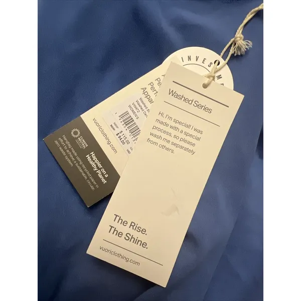 Vuori Women Washed Studio Legging Washed Cerulean Blue Medium NEW COLOR $94 new - Image 2