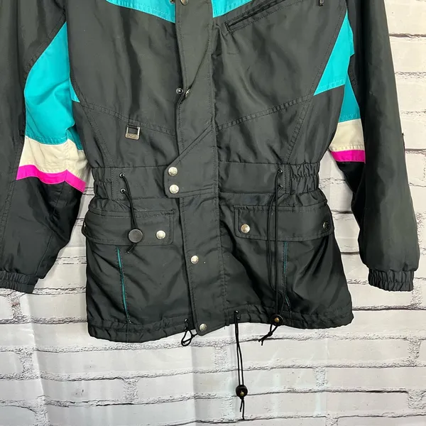 Spyder Women’s S Insulated Puffer Ski Snow Jacket Waterproof Thinsulate Black - Image 4