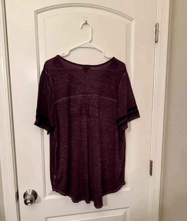 Torrid Purple Sarcastic Coffee T-shirt XXL Size 2 - Image 6