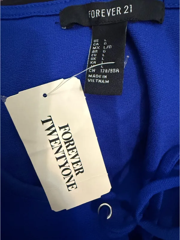 Crop Top – Royal Blue - Image 3