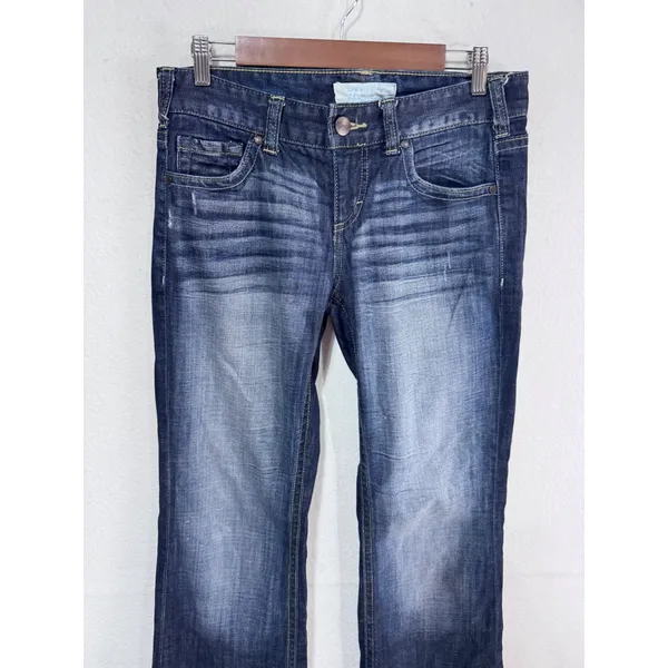 Maurices‎ Women's 5/6 Long Dark Wash Mid Rise Bootcut Jeans Ashlyn Boot Denim - Image 7