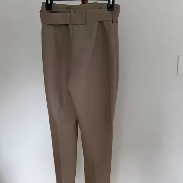 Mango Trousers Slacks Dress Pants for Women Tan Khaki - Image 4