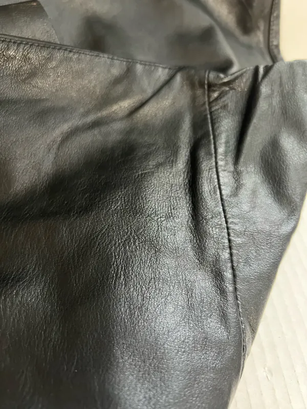 Bernard Couture Ladies Leather Pants Size 14 - Image 2