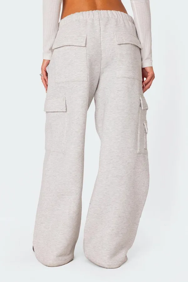 Edikted Cargo Sweatpants - Image 2
