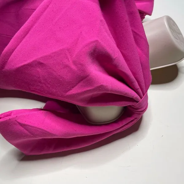 TOCCIN X RTR Pink Oversized Bow Sleeve Mini Dress sz 2 - Image 9