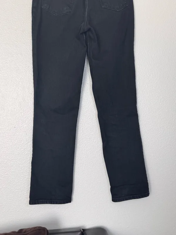 Abercrombie & Fitch Ultra High Rise 90s Straight Jean Black Size 27 / 4 - Image 8