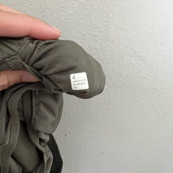 LULULEMON- Hotty Hot High-Rise Lined Short 4” Olive Athletic Gym Running Workout - Image 6