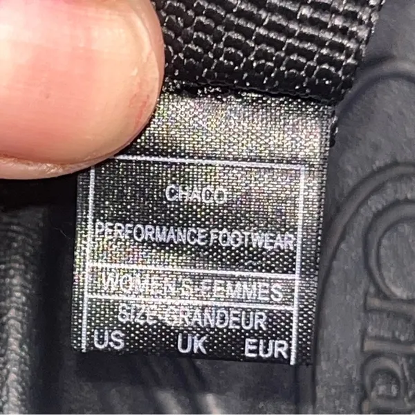 Chacos Women’s Gray & Black Classic Strappy Sandals size 10 - Image 6