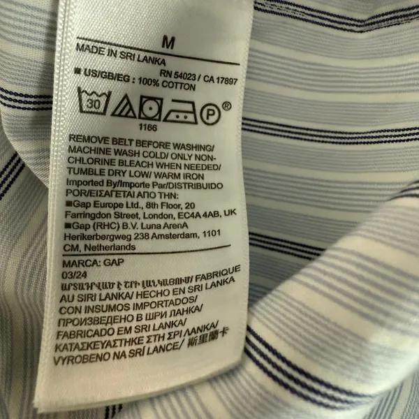 Gap‎ Striped Shirt Dress - Image 7