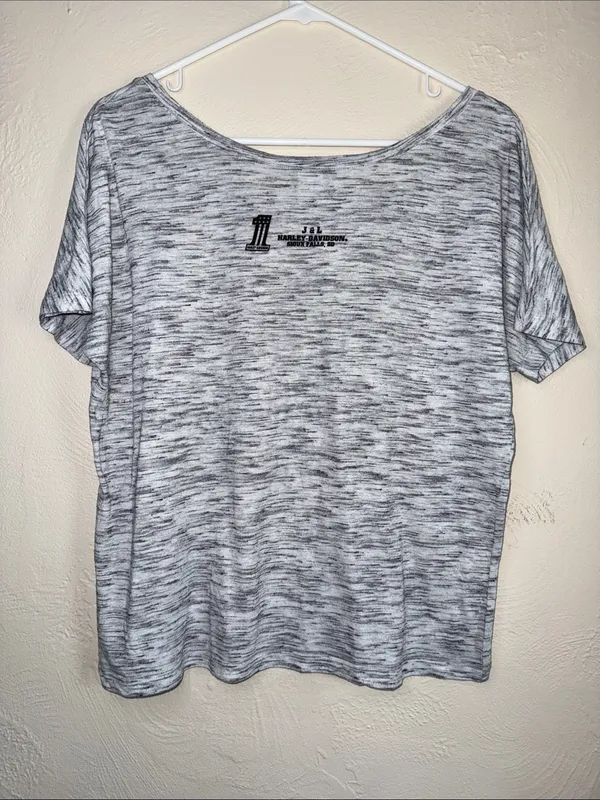 Harley-Davidson Women’s Gray Graphic Tee Size M - Image 3