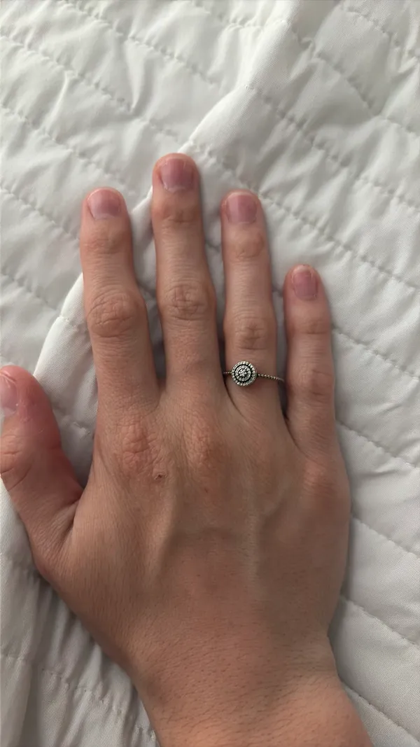 Ring Silver Size 6 - Image 3