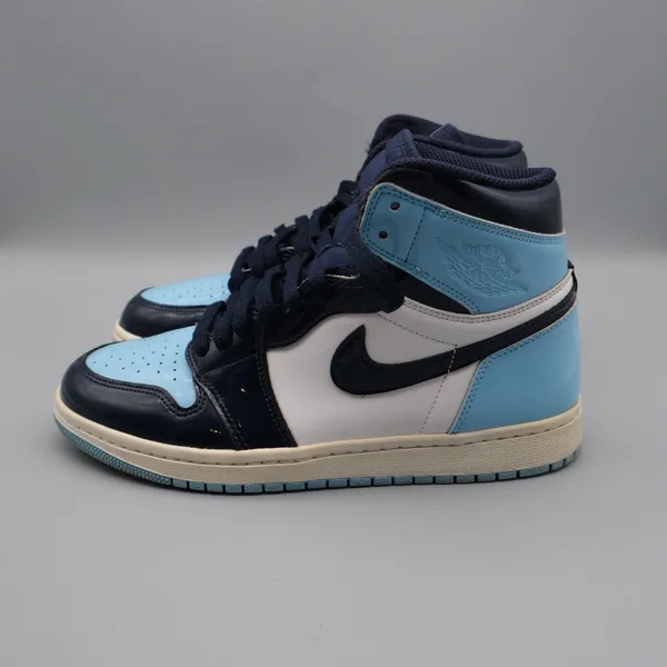 Nike Air Jordan 1 Retro High OG Blue Chill Patent Leather Womens 9 CD0461-401 - Image 12