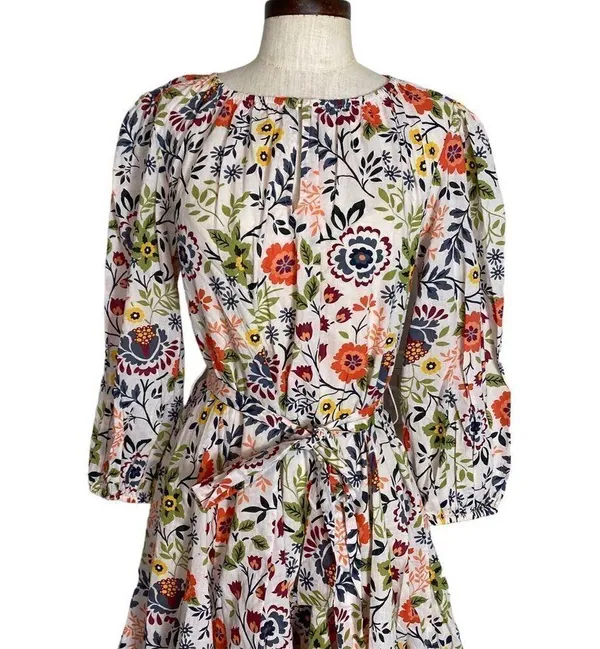 Velvet Anthropologie Keelin meadow floral dressl - Image 5