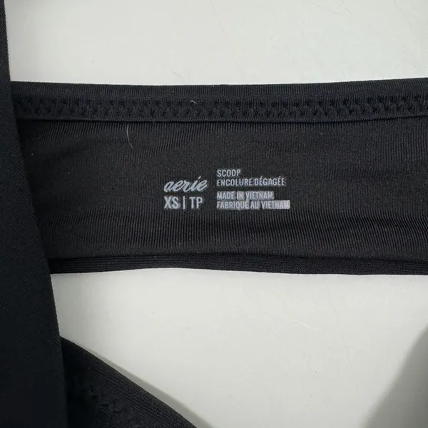 Aerie Wrap Halter Bikini Top Black Size XS - Image 5