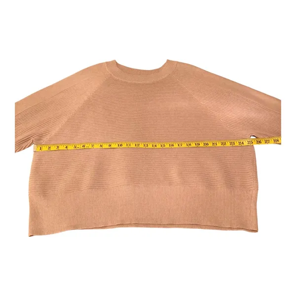 NWT Women's FLX Raglan Ottoman Stitch Pullover Sweater in Ballet Pink Size XXL - Image 7