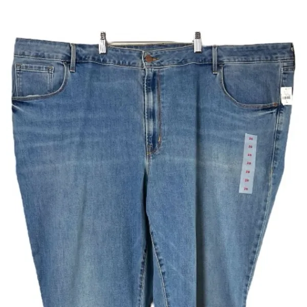 Old Navy Jeans NEW Mid Rise Kicker Boot Cut Light Wash Women’s Size 28L - Image 5