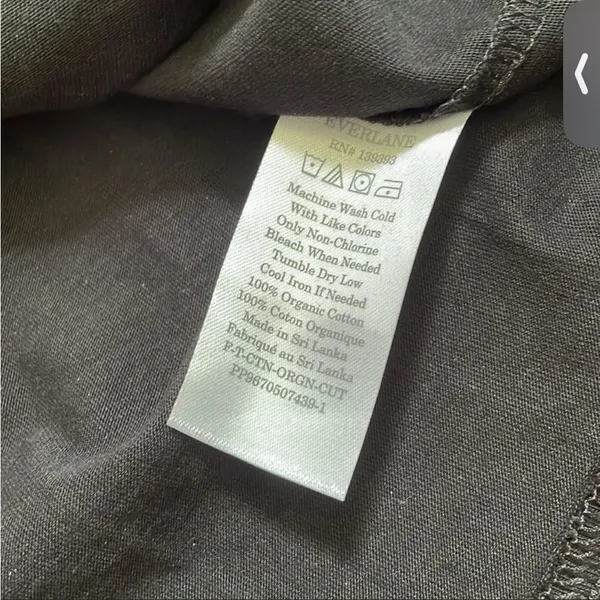 NWT Everlane the organic cotton cutaway tank top‎ small - Image 4