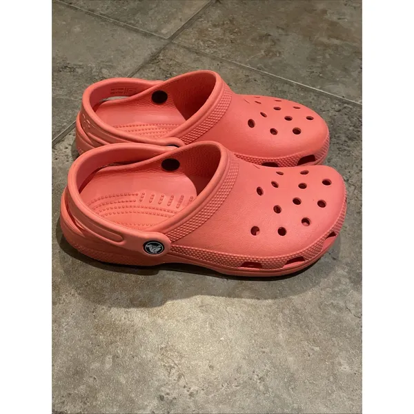 CROCS Coral Waterproof Clog Sandals Shoes Unisex Size M4 W6 - Image 9