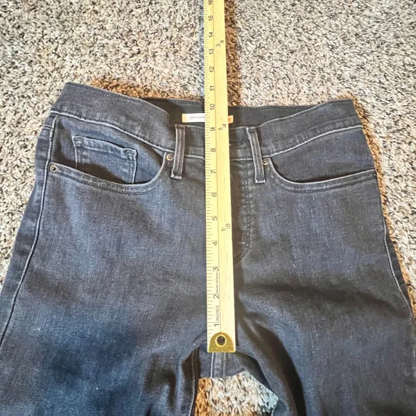 Levis 311 Shaping Skinny Jeans Womens 27 Charcoal Black Mid Rise Stretch‎ Denim - Image 5