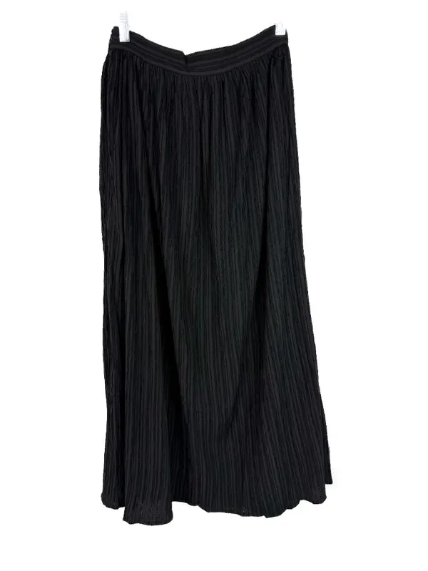 NWT Lulus Midsummer Memories Black Mid-Rise Maxi Skirt Size Small S NEW - Image 8