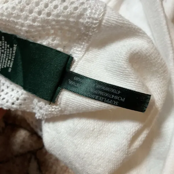 Ralph Lauren LRL Sweater Womens Large White Pullover Hoodie Thermal Waffle Knit - Image 11