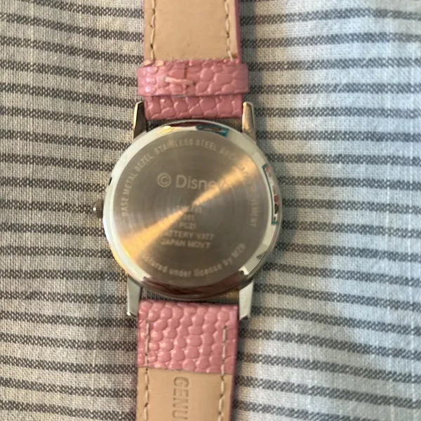 Pink Tinker bell watch Disney silver - Image 3