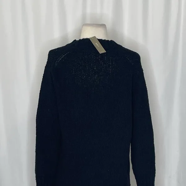 NWT!! J. CREW Marina V-Neck Cardigan Sweater Pockets Solid Black‎ Preppy Medium - Image 10