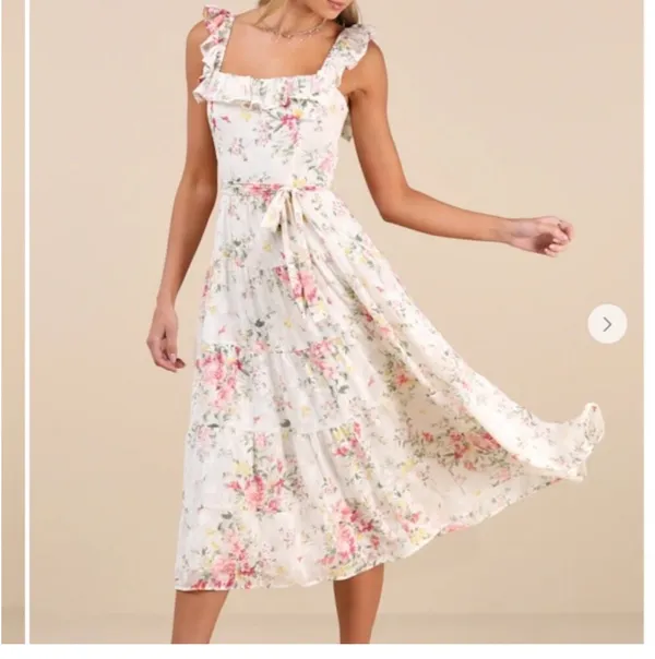 Lulus Floral Maxi Dress - Image 4