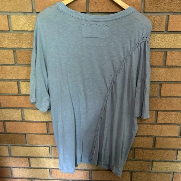 NWT Free People Moonlit Midi Rock Crystal Oversized T Shirt Size Small - Image 5
