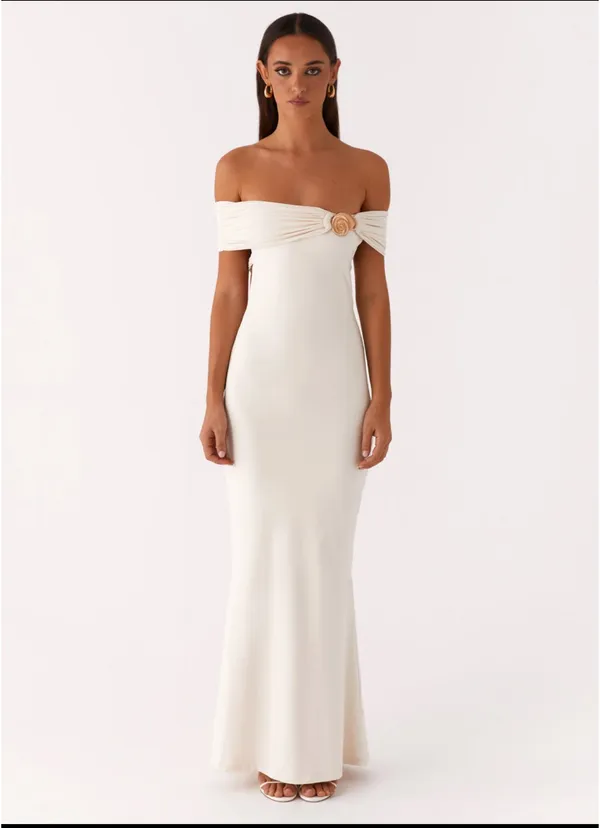 Peppermayo Ivory Maxi Dress - Image 4