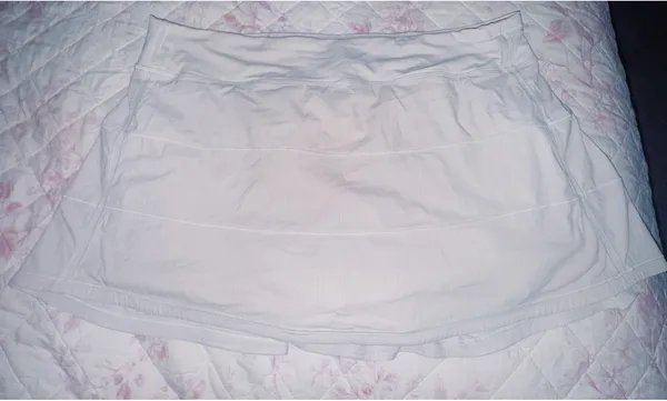 Lululemon Pace Rival Skirt Mid-Rise White - Image 2