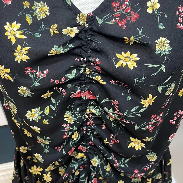 Pleione black floral blouse - Image 2