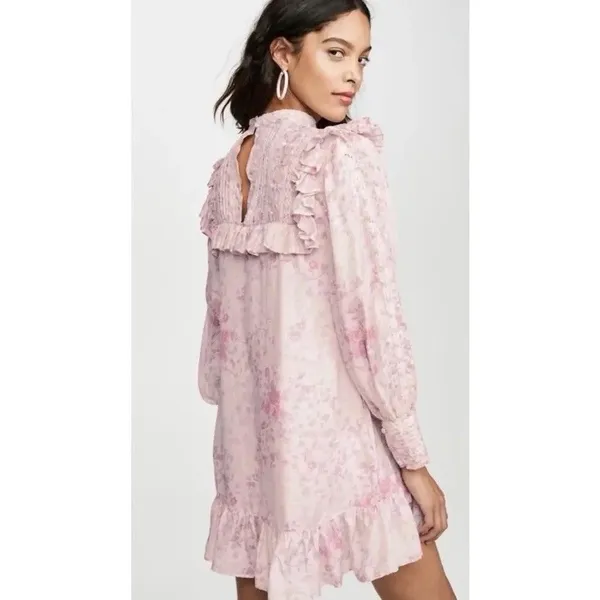 LoveShackFancy Saffron Mini Dress Women’s Size 4 - Image 2