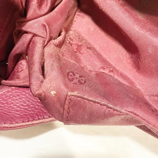 Tory Burch‎ Burgundy Mercer Slouchy Leather Hobo Bag - Image 6