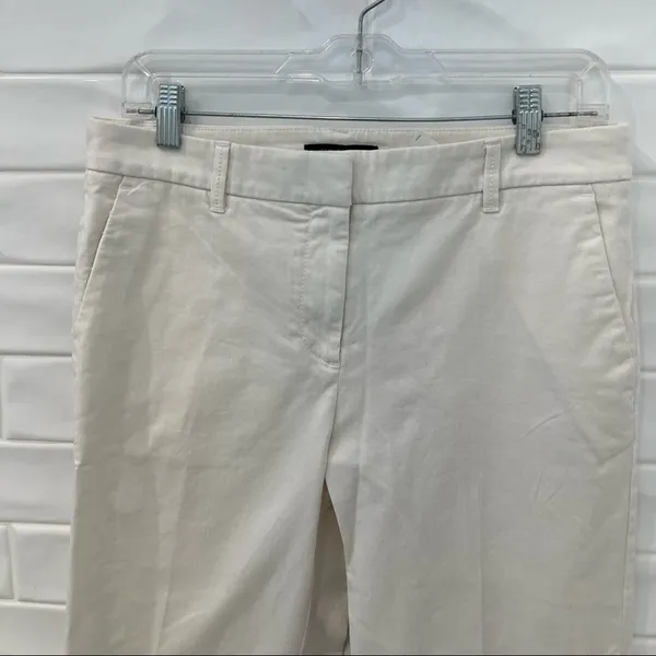 ANN Taylor crop pants devin fit off white - Image 2