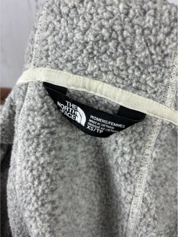 The North Face Crescent Full Zip Hoodie Women's XS Gray Hooded Pockets Outdoor - Image 8